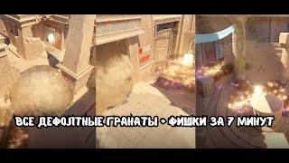 Все дефолтные гранаты на Анубисе + фишки за 7 минут. #cs2  #cs2moments #counterstrike #csgo #ксго