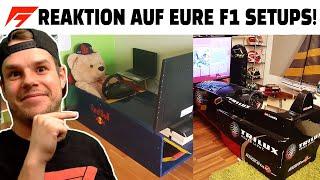 Patrick REAGIERT auf Formel 1 Gaming Setups von Zuschauern! Teil 2