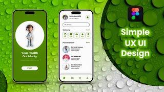 Simple App UX UI Design With Animation In Figma। Easy Tutorial 