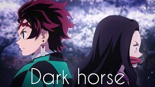 •Demon slayer AMV//Tanjiro and Nezuko//Dark horse - Katy Perry•