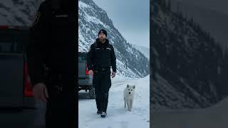 Wolf Pup Asks Human for Help to Save Injured Mother #rescue #animals #wolf #rescueefforts