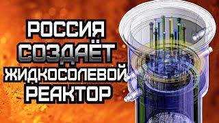 Россия создает жидкосолевой ядерный реактор. Революционная технология из идеи XX века