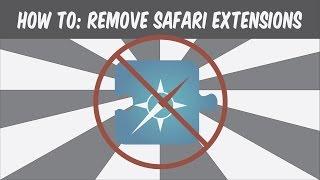 Mac How-To: Remove Safari Extensions