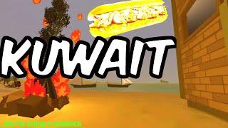 Unturned Kuwait but I'm eating a sandwich