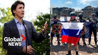 Russian chaos overshadows Trudeau’s visit to Iceland