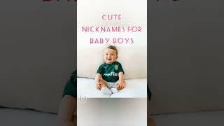 Cute Nicknames for baby boys #nicknames #babyboyname #cutenames #babynames #nickname #boynames2023