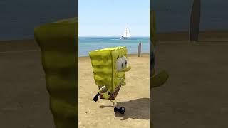 SpongeBob  | Beach ️ | #shorts