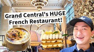 NYC's New HUGE FRENCH Restaurant! Is GRAND BRASSERIE Worth The Hype? Review in GRAND CENTRAL