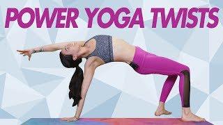 Power Yoga | Twist Away Belly Fat!  Tone Your Core, Spinal Flexibility | Julia Marie, YogaBody