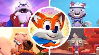 New Super Lucky's Tale - All Bosses + Ending