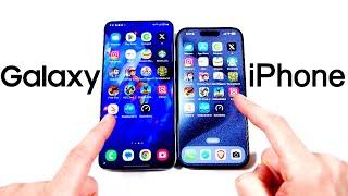 Galaxy S24 Plus vs iPhone 15 Pro Speed Test!