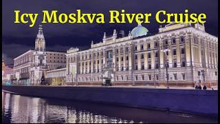 Icy Moskva River Cruise, Moscow, Russia