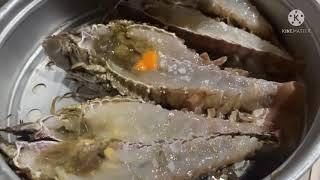 Simple way of cooking SLIPPER LOBSTER #SHORTS