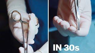 How To HOLD and LOAD A Needle Driver For Suturing