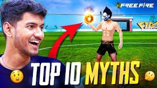 Top 10 Mythbusters in FREEFIRE Battleground | FREEFIRE Myths #282