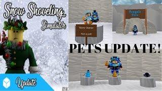 Roblox | Snow Shoveling Simulator | PETS UPDATE!