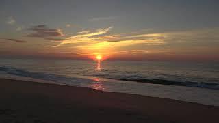 Sunrise at the Beach - Ocean City Maryland - 4K UHD - Ocean Sounds for Relaxation