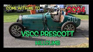 VSCC Prescott hill climb prewar car racing  2024