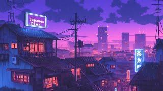 Retro Lofi Hip Hop Beats  1980s & 90s Vibes & Nostalgic Japanese Town Ambience  Lofi Rain Playlist