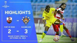Port of Spain vs Golden Lion | 2023 Concacaf Caribbean Cup
