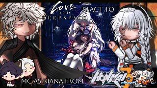 | Love And DeepSpace React To Mc as Kiana  from Honkai Impact 3rd| Raiden Mei Vs Kiana | Part 41 |