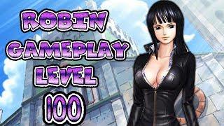 One Piece Pirate Warrios 3 Robin(Ennies Lobby)Costume Level 100 Gameplay