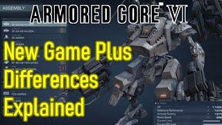 Armored Core 6 new game plus differences explained