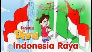 Indonesia Raya ( Lagu Kebangsaan Indonesia ) | Diva Bernyanyi | Lagu Anak Channel