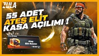 ZULA 55 ADET ATEŞ ELİT KASA AÇILIMI VE REKABET MAÇI! #zulaoyun