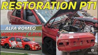 Restoring the Alfa Romeo155 WIDEBODY PT1: A Journey of Passion and Perfection