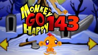 Игра "Счастливая Обезьянка 143" (Monkey GO Happy 143) - прохождение