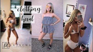 TRY-ON CLOTHING HAUL ft. Lupsona