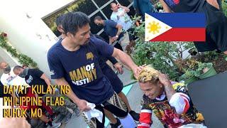 Manny Pacquiao tells John Riel Casimero to color his hair like the Philippine flag 