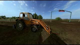 Село Черновское Farming Simulator 17 №9 Пригнали новый трактор на коровник. Начинаем удобрять поля.