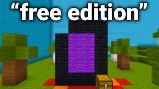 Minecraft Free Edition Speedrun WORLD RECORD (1:19)