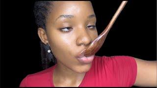 {ASMR} Spit painting and Eating You (PS: you are too sweet)