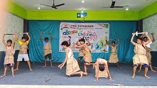 Children's day celebration | 24-25 | 6th to 8th boys dance| Kanguva song |Vani Vidyashram| Palamaner