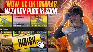 HAR 50 TA LIKEDA UCLIK LOBBILAR  WOW MANYAK LOBBILAR 1 VS 1 LOBBILAR OYNIMIZ PUBG MOBILE