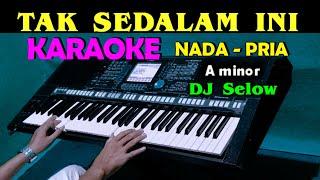 TAK SEDALAM INI - Arief | KARAOKE Nada Pria | DJ Selow