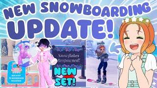 WAVE 2 UPDATE OUT NOW! New SET & SNOWBOARDING MINIGAME!  Royale High Glitterfrost 2024