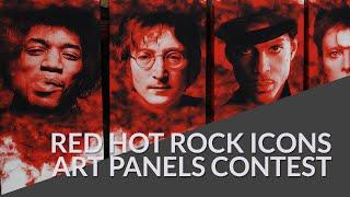 GIK Acoustics - Red Hot Rock Icons Art Panels Contest 2020