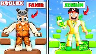 Fakir vs Zengin Parkur Kapışması !! - Roblox Rich or Poor Obby