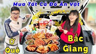 Thử Thách Mua Tất Cả Đồ Ăn Vặt Ở Quê Bắc Giang