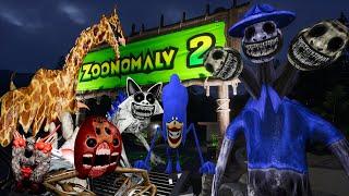 Zoonomaly 2 Official Trailer Gameplay -  Zookeeper 3 Devil Head And Zoochosis Giraffe, Sonic Tapes