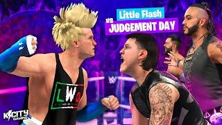 Little Flash vs Judgement Day in WWE 2k23 (K-City Invades WWE TV)