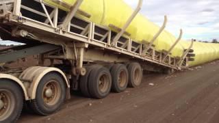 In The Paddock - Loading Cotton Modules