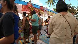 [4k] Beach Road in Pattaya | Families Out Having Fun || Pattaya 2020