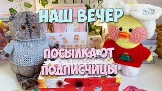 ВЕЧЕР С МИЛКОЙ И БАСИКОМ! Открываем посылку от подписчицы!