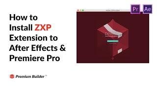 PremiumBuilder Motion Pack ZXP Installation