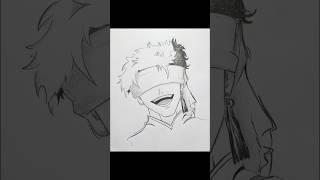 Easy anime drawing #shorts